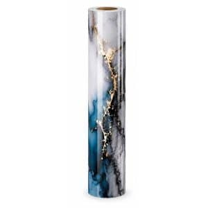 Copia - Placa Adhesiva Simil Marmol AZUL/DORADO Rollo de 1.20 x 3 Metros BS-105