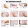 Copia - Placa Adhesiva Simil Marmol Blanco Rollo de 1.20 x 3 Metros BS-101