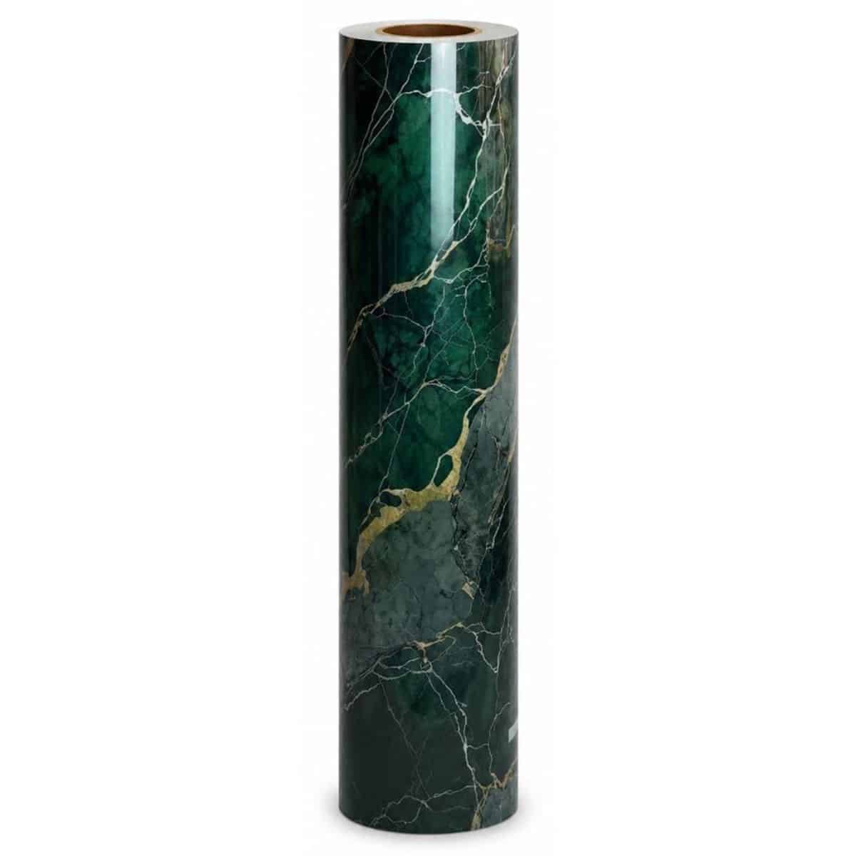 Copia - Placa Adhesiva Simil Marmol Verde Esmeralda Rollo de 1.20 x 3 Metros BS-3761