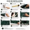Copia - Placa Adhesiva Simil Marmol Verde Esmeralda Rollo de 1.20 x 3 Metros BS-3761