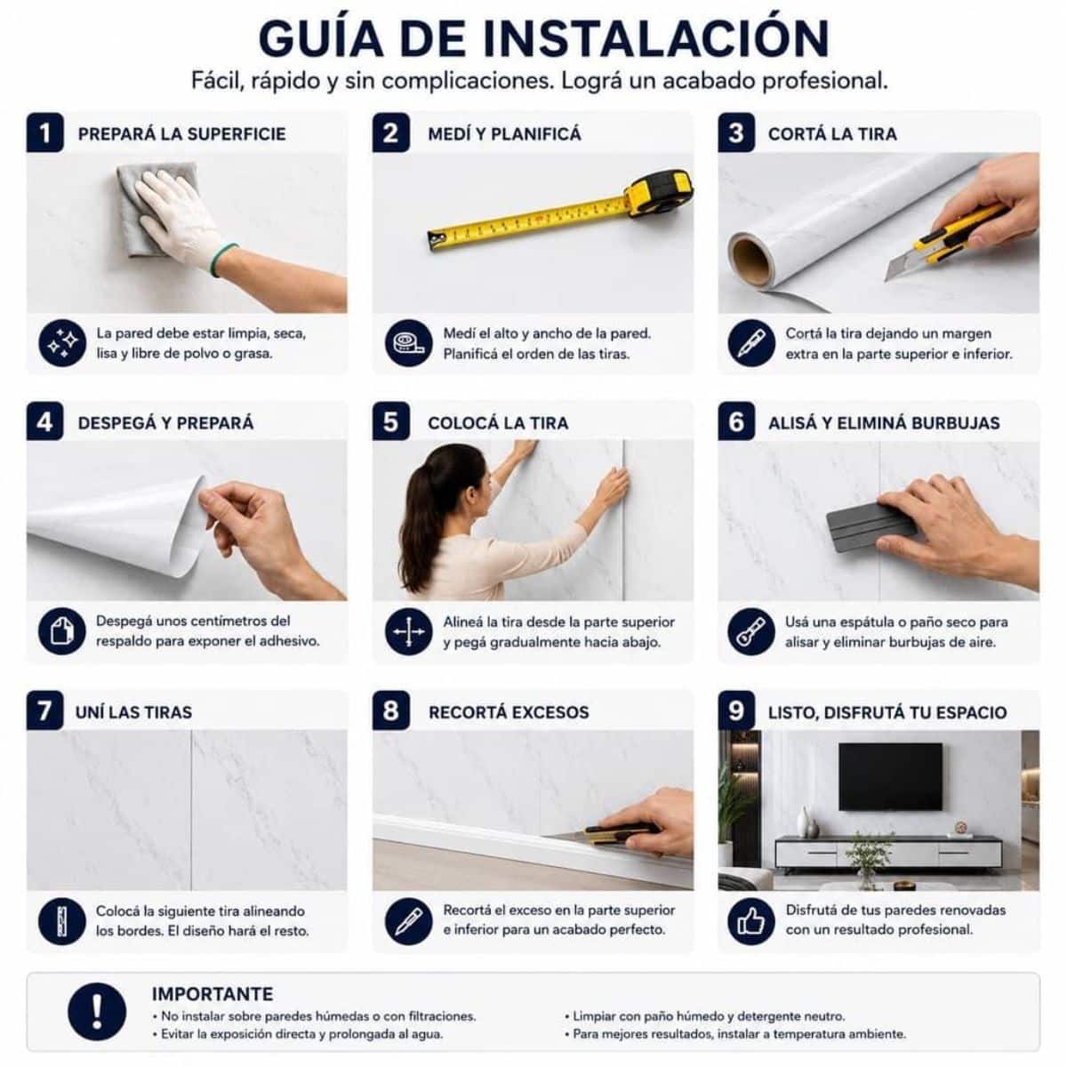 Copia - Placa Adhesiva Simil Marmol Vetas Grises Rollo de 1.20 x 3 Metros BS-37123