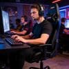 Copia - Silla Gamer Deep ergonomica con apoya pies cuero reforzado ROJA