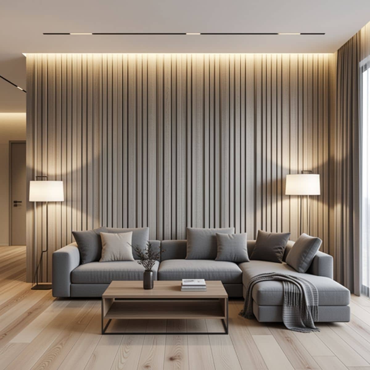Copia - Wpc Revestimiento Simil Madera Lambrin 2.90x160 Duo Marron claro - MMC90