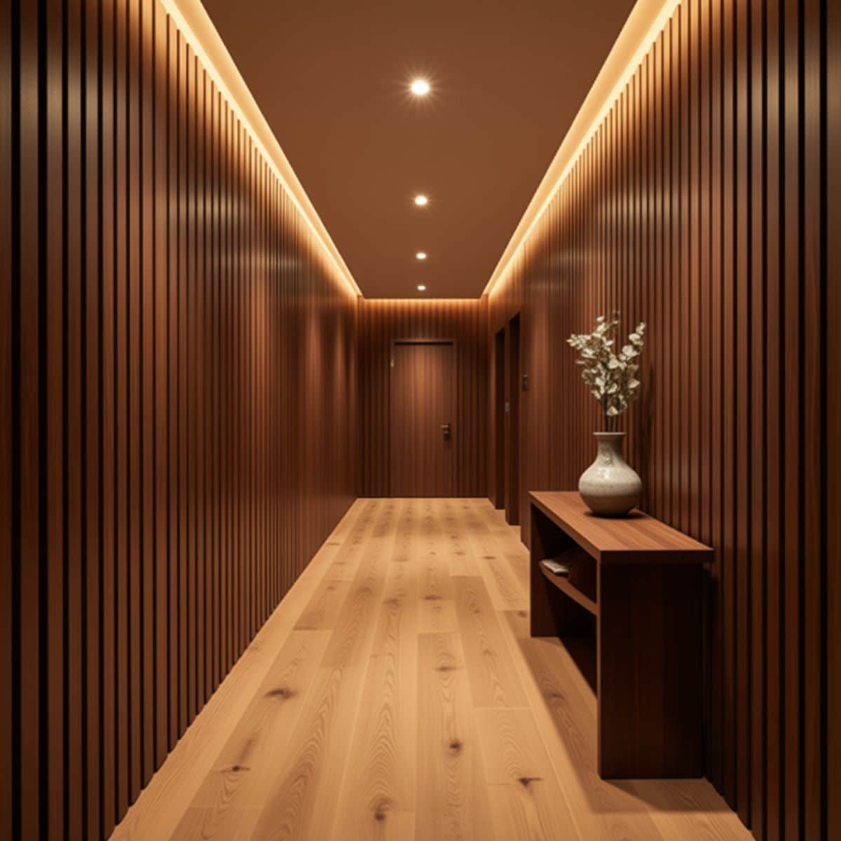 Copia - Wpc Revestimiento Simil Madera Lambrin 2.90x16 cm Nogal oscuro - MMC18