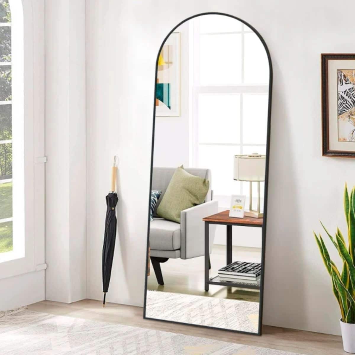Espejo Arco De Pie Cuerpo Entero Fm04 50 X 150 Cm