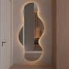 Espejo Irregular Sin Marco Cuerpo Entero Led 160x50cm