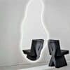 Espejo Irregular Sin Marco Cuerpo Entero Led 160x50cm