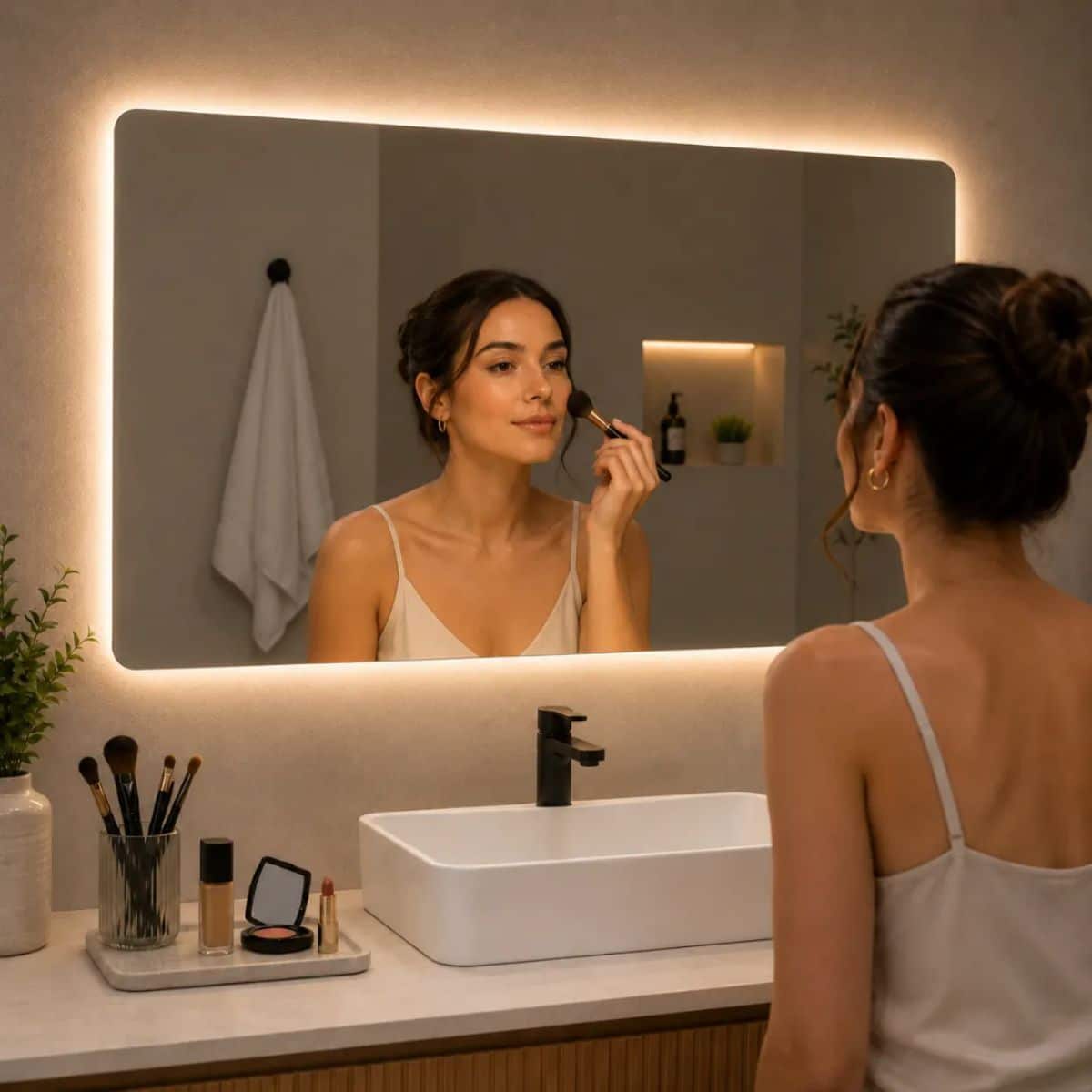 Copia - Espejo De Baño Led 60 X 80cm Led12 Desempañador
