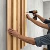 Copia - Pack X100 Wpc Simil Madera Panel Lambrin 290x16 cm Duo Negra/Marron oscuro MMC82