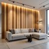 Copia - Pack X100 Wpc Simil Madera Panel Lambrin 290x16 cm Duo Negra/Marron oscuro MMC82