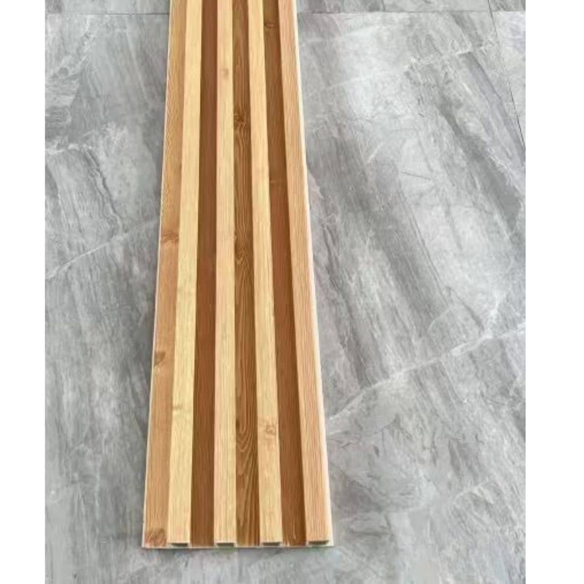 Copia - Pack X20 Wpc Simil Madera Panel Lambrin 290x16 cm Duo Negro/Marron Oscuro MMC82