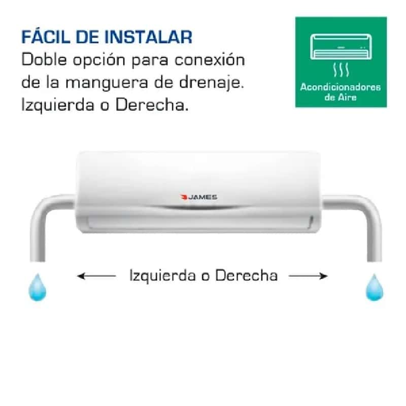 Aire acondicionado James inverter 12000 BTU Clase A Con WIFI