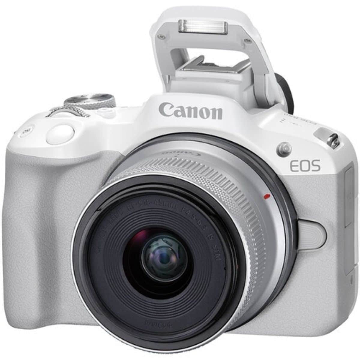 Cámara Digital Mirrorless Canon EOS R50 con Lente 18-45mm Bl