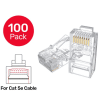 Conector RJ45 Unitek x100 unidades Cat 5e modular