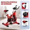 Copia - Bicicleta Spinning Profesional Ergométrica Disco 13Kg Premium Negra