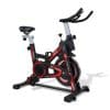 Copia - Bicicleta Spinning Profesional Ergométrica Disco 13Kg Premium Negra/Roja