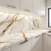 Copia - Placa Adhesiva Simil Marmol Blanco/Hojas Rollo de 1.20 x 3 Metros BS-37139-2