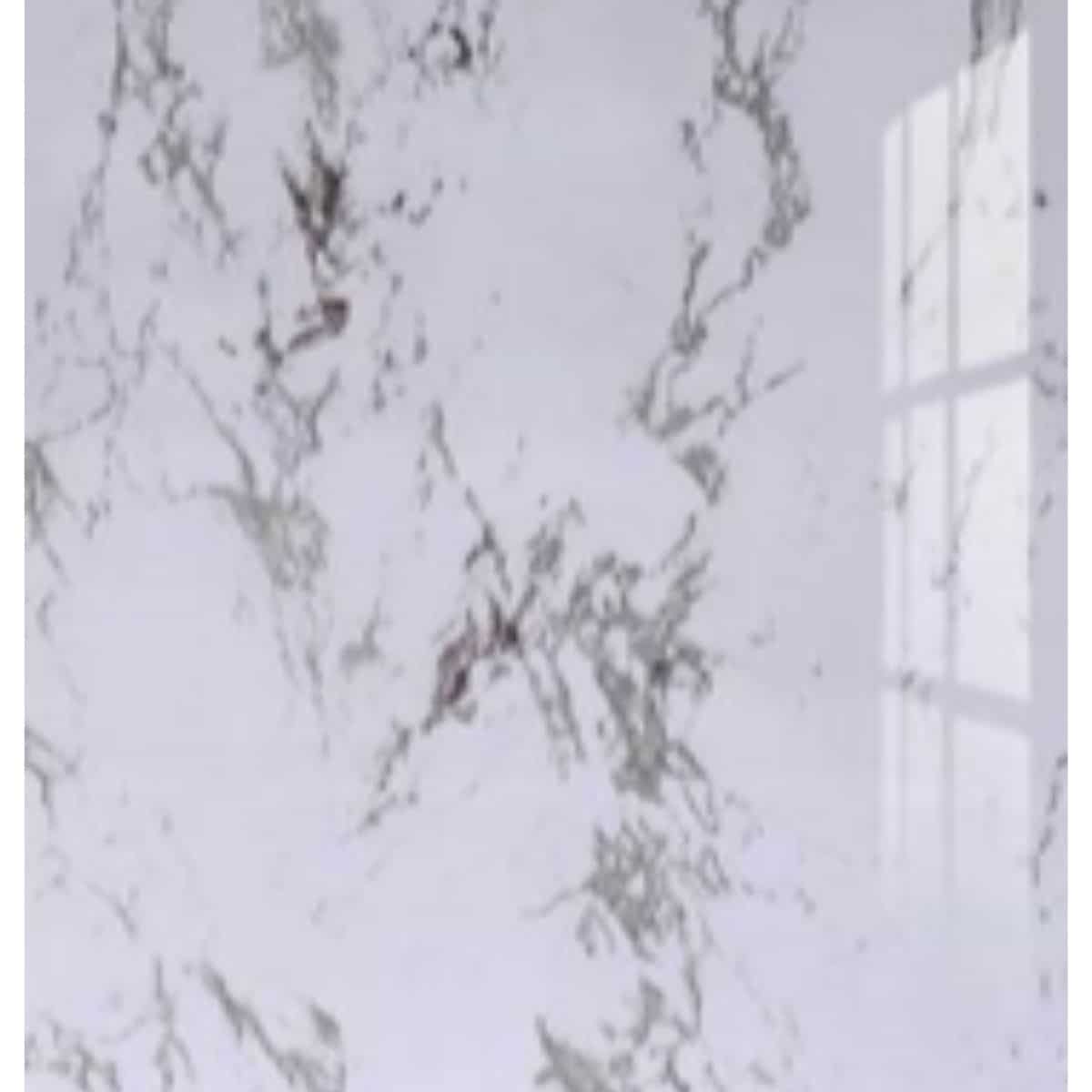 Copia - Placa Adhesiva Simil Marmol Blanco/Hojas Rollo de 1.20 x 3 Metros BS-37139-2
