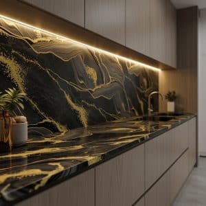Copia - Placa Adhesiva X 10 Simil Marmol Blanco Rollo de 1.20 x 3 Metros BS-101