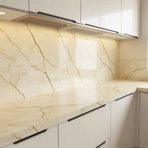 Copia - Placa Adhesiva X 10 Simil Marmol Blanco Rollo de 1.20 x 3 Metros BS-101