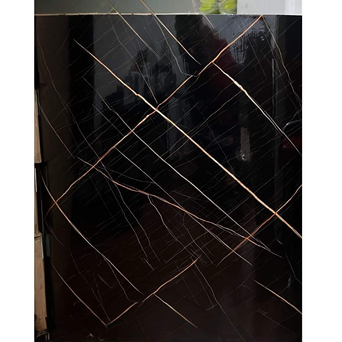 Copia - Placa Adhesiva X 10 Simil Marmol Blanco Rollo de 1.20 x 3 Metros BS-101