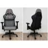 Copia - Silla Gamer Deep ergonomica con apoya pies cuero sintetico NEGRA