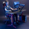 Escritorio Gamer Brateck RGB 120cm