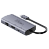 HUB USB-C Unitek 6 en 1 PD 100W
