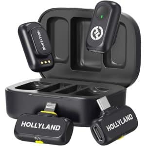 Micrófono Hollyland LARK A1 Combo Hi-Fi Gris