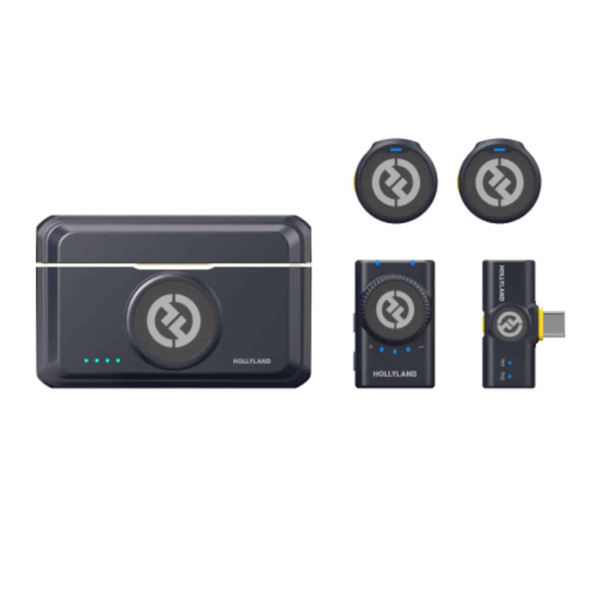 Micrófono Hollyland LARK M2 USB-C Inalámbrico Charcoal