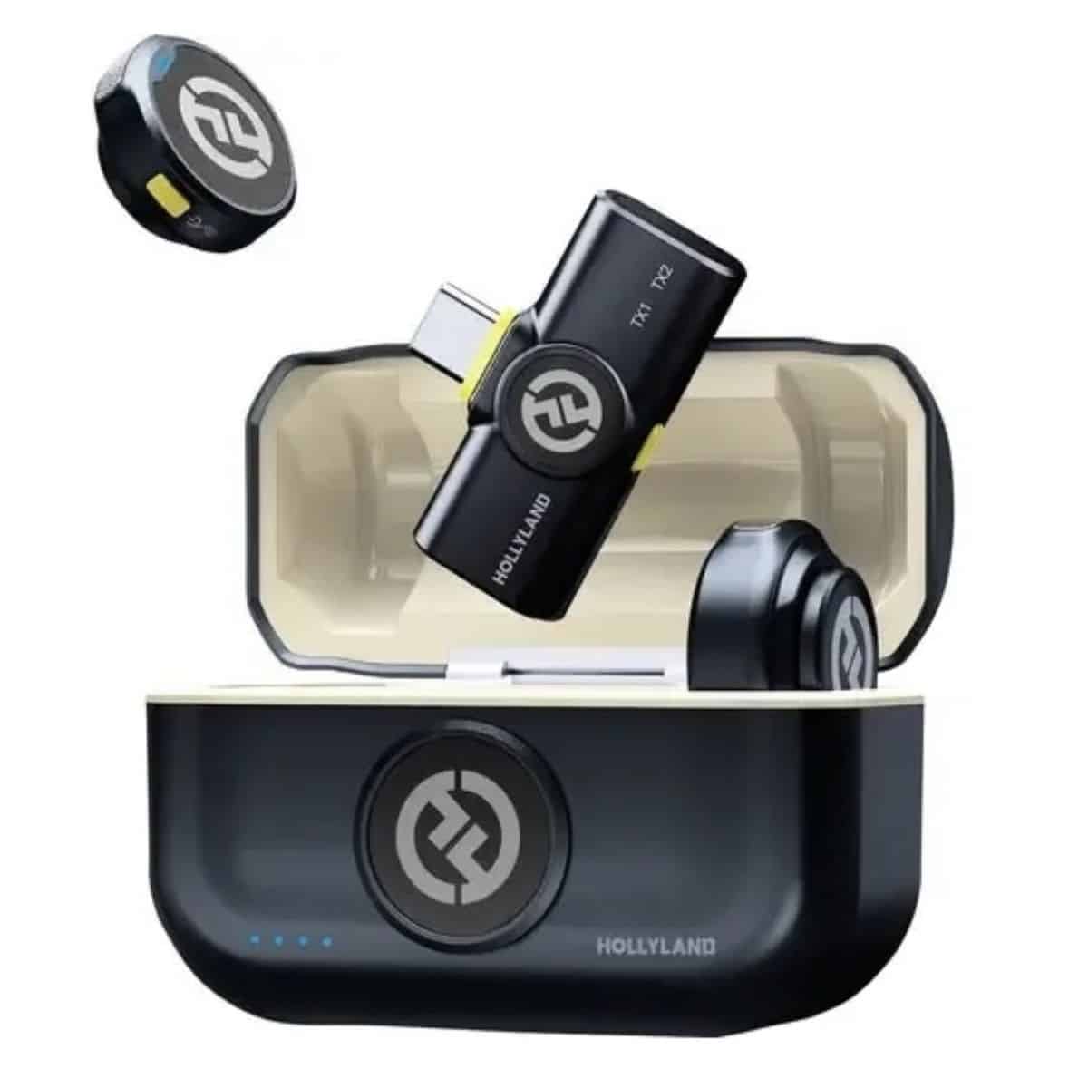 Micrófono Hollyland LARK M2 USB-C Inalámbrico Charcoal