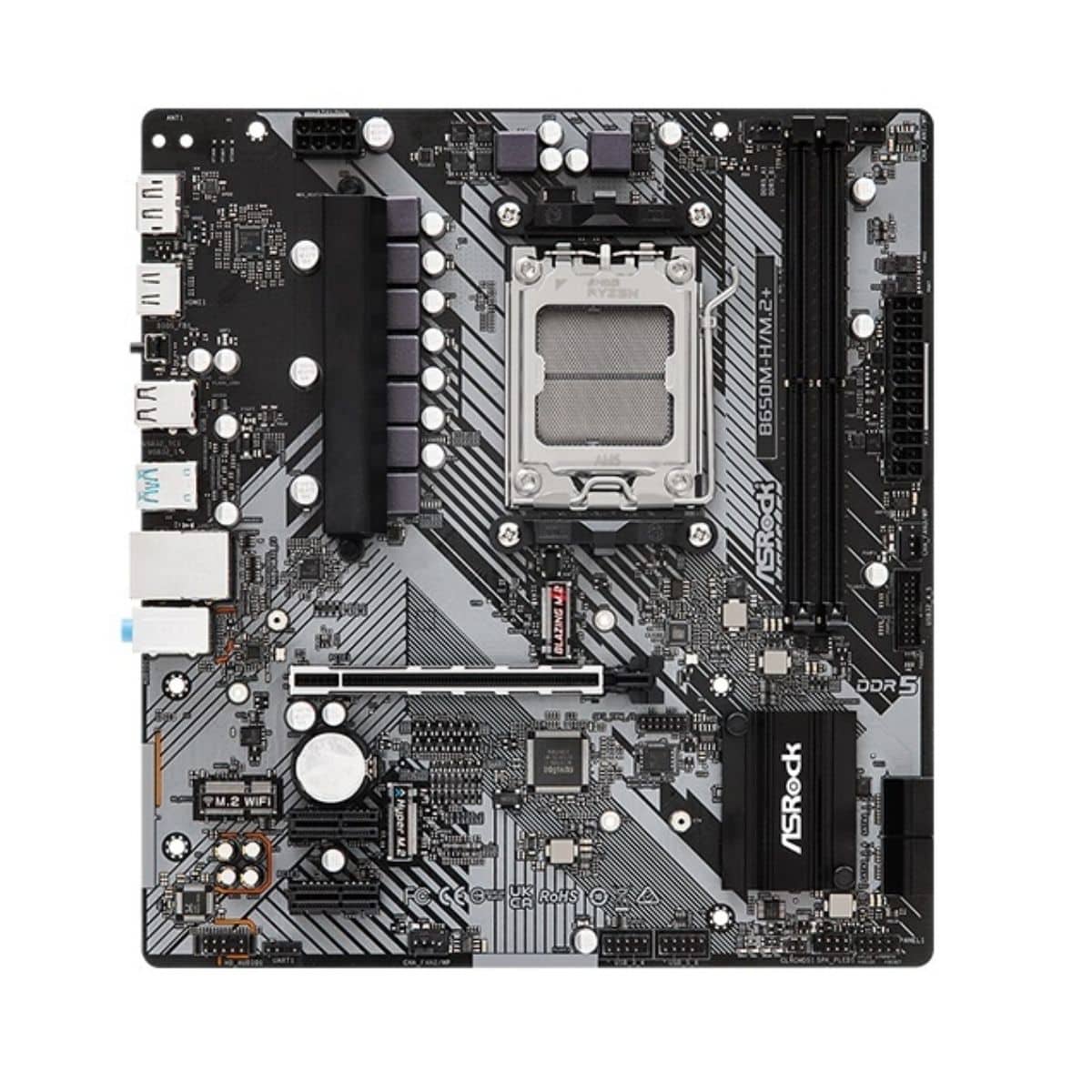 Motherboard Asrock B650M-H/M.2+ AM5 DDR5 Micro ATX