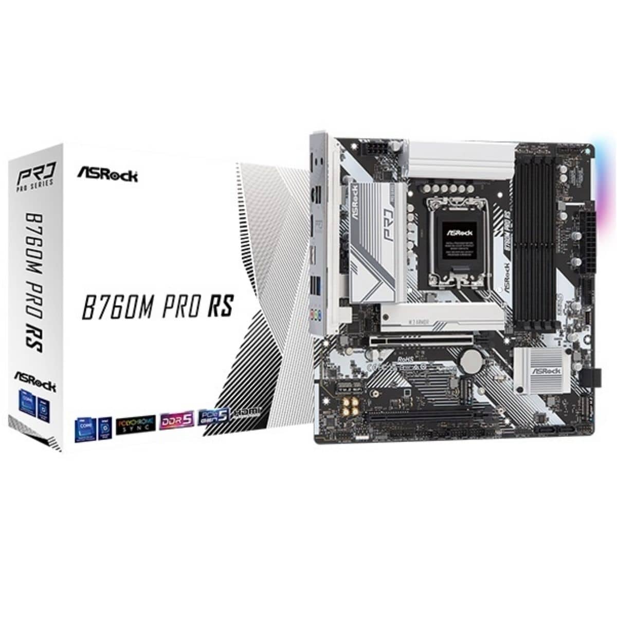 Motherboard Asrock B760M Pro RS LGA 1700 DDR5 Micro ATX