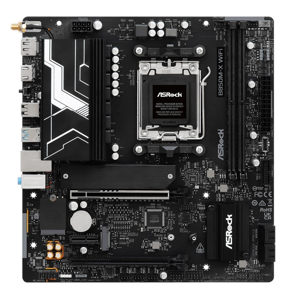 Motherboard Asrock B850M-X R2.0 AM5 Wi-Fi Micro ATX