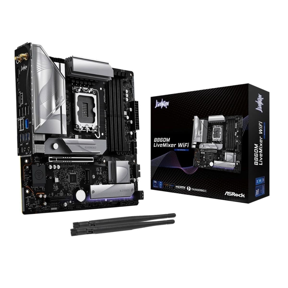 Motherboard Asrock B860 LiveMixer LGA 1851 WiFi 6 Micro ATX