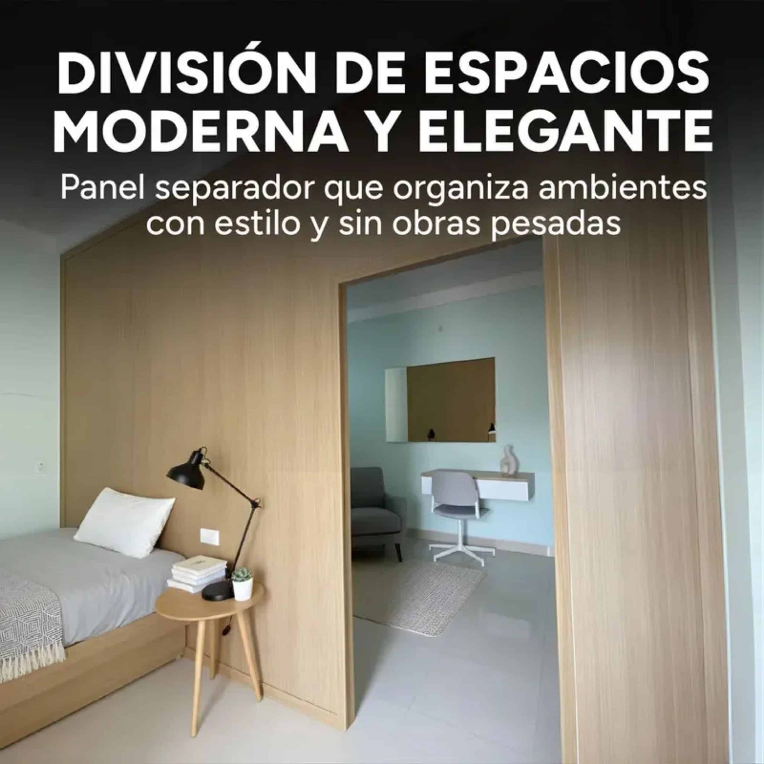 Panel Divisor Separador Ambientes 2,4 X 2,90m BEIGE