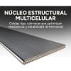 Panel Divisor Separador Ambientes 2,4 X 2,90m GRIS