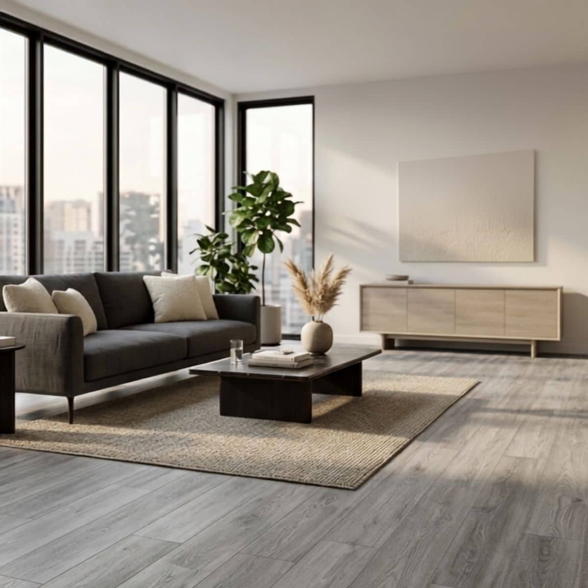 Piso Vinílico SPC 05001 Sistema Click 2,64m2 Símil Madera