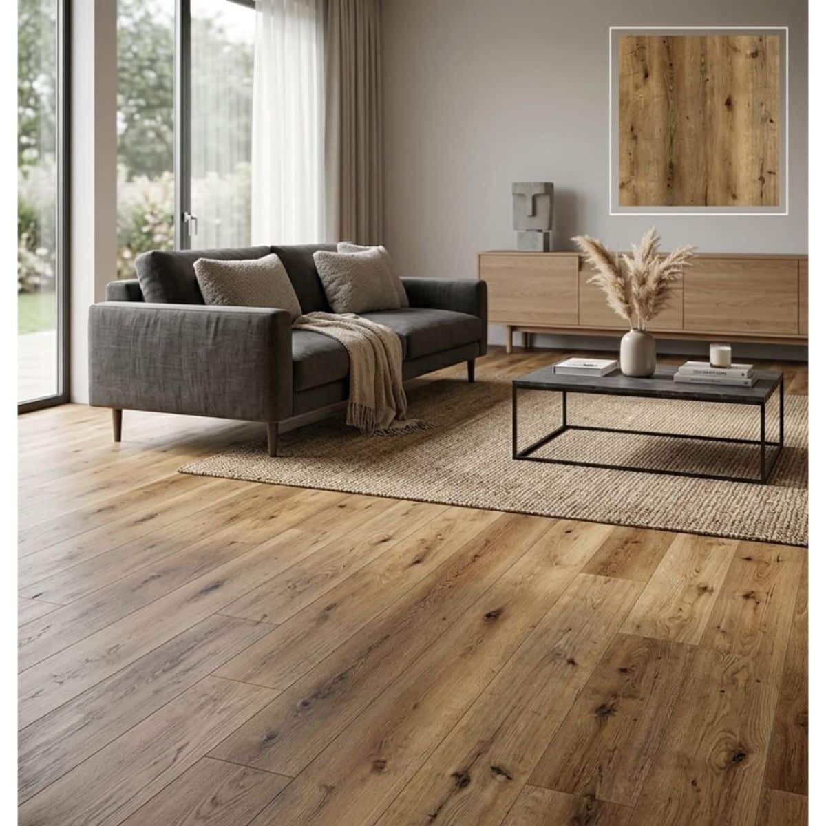 Piso Vinílico SPC 05003 Sistema Click 2,64m2 Símil Madera