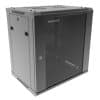Rack Hikvision 12U de pared con puerta de vidrio templado
