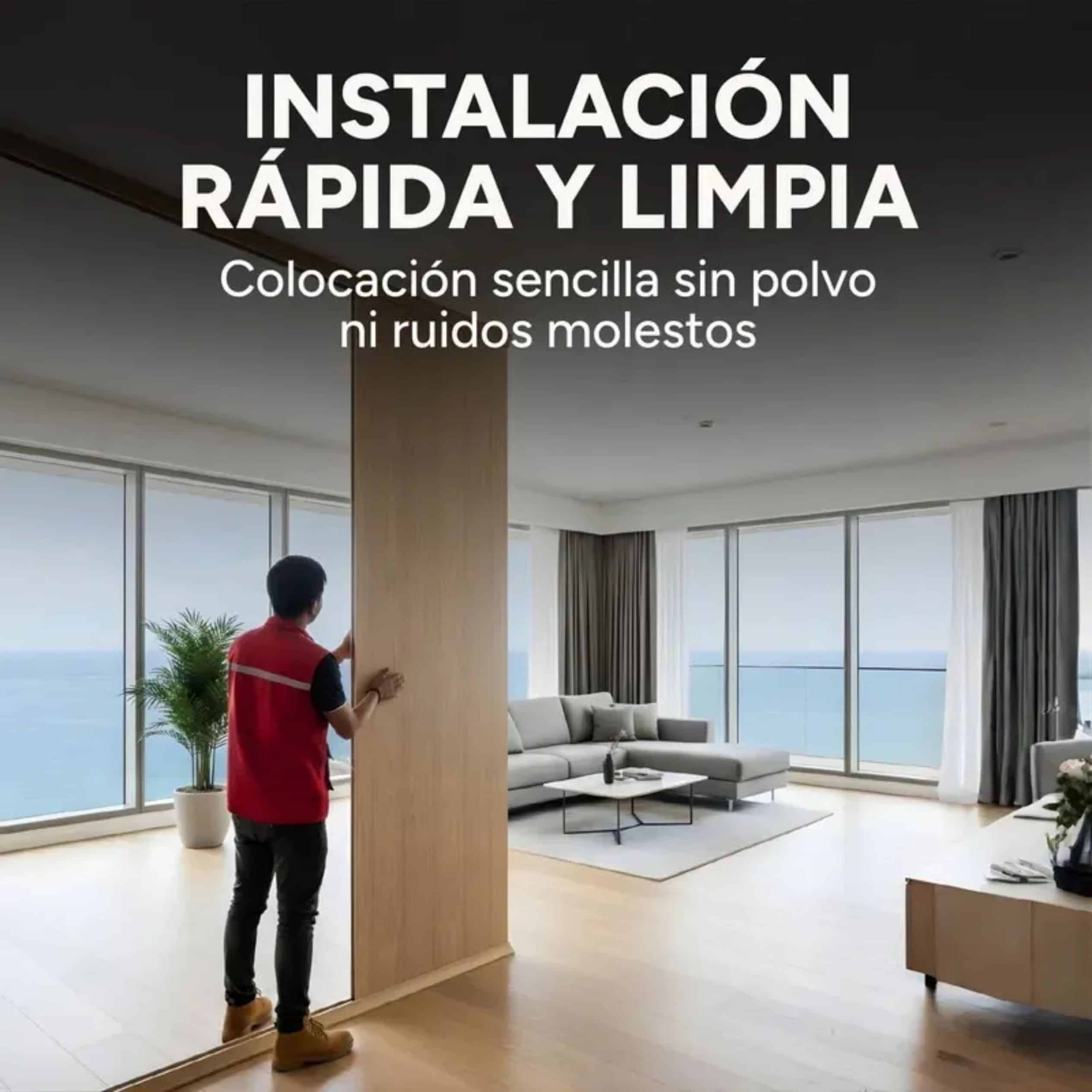 Riel para Panel Divisor Separador Ambientes 3m BEIGE