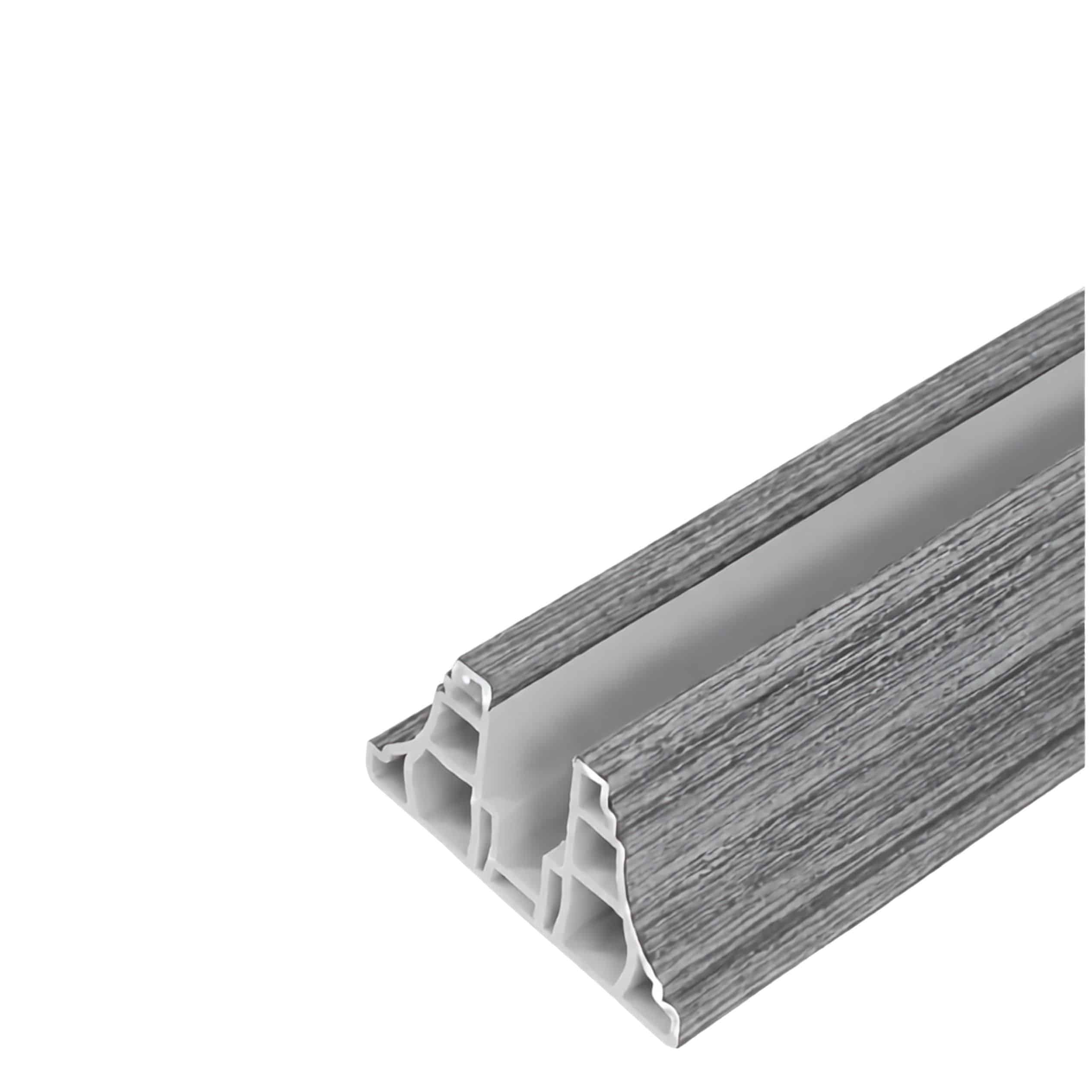 Riel para Panel Divisor Separador Ambientes 3m GRIS