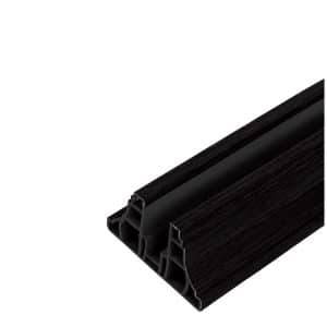 Riel para Panel Divisor Separador Ambientes 3m NEGRO