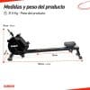 Simulador De Remo Magnetico Randers Arg-903-x De Acero