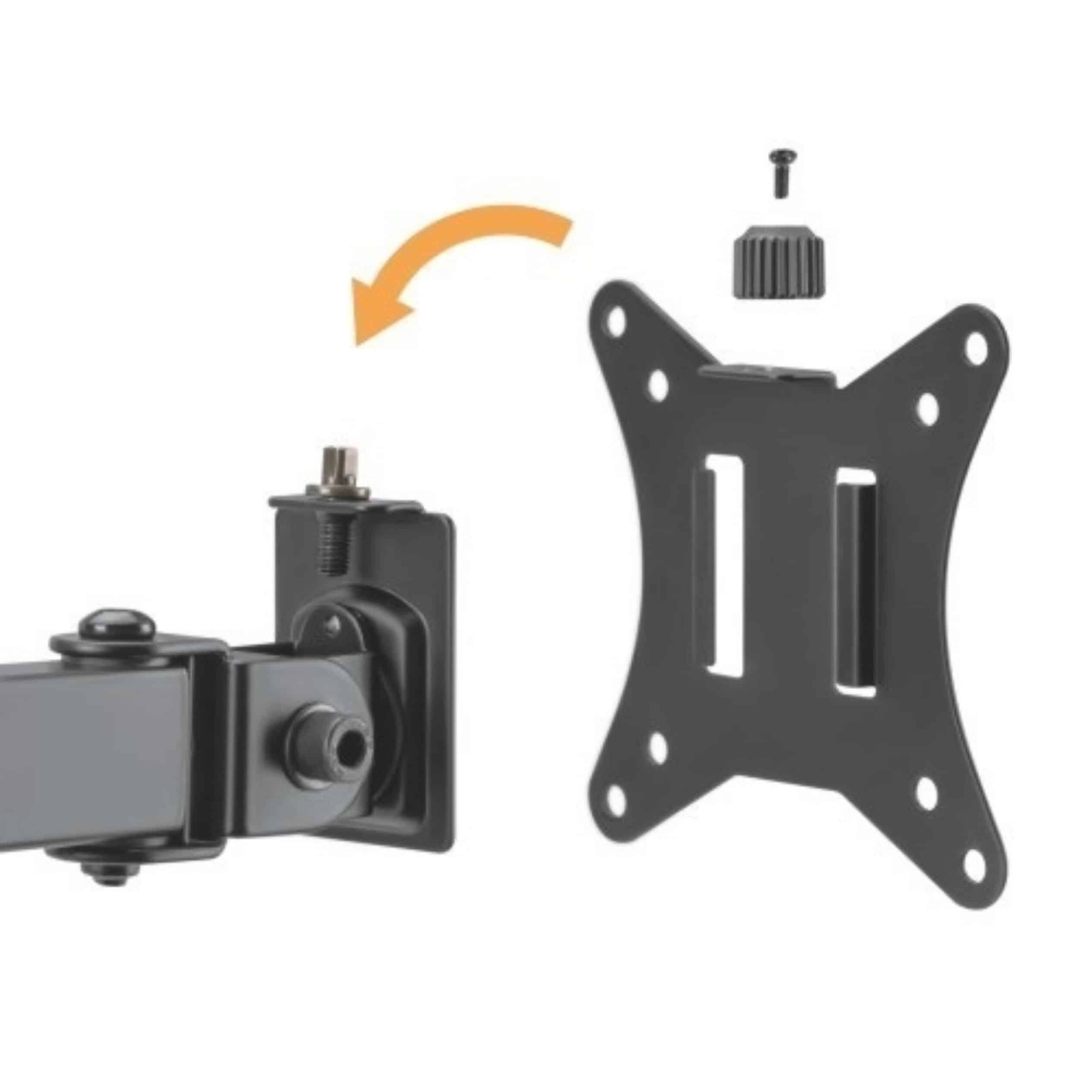 Soporte Monitor LDT66-C048 Cuádruple Articulado hasta 32''