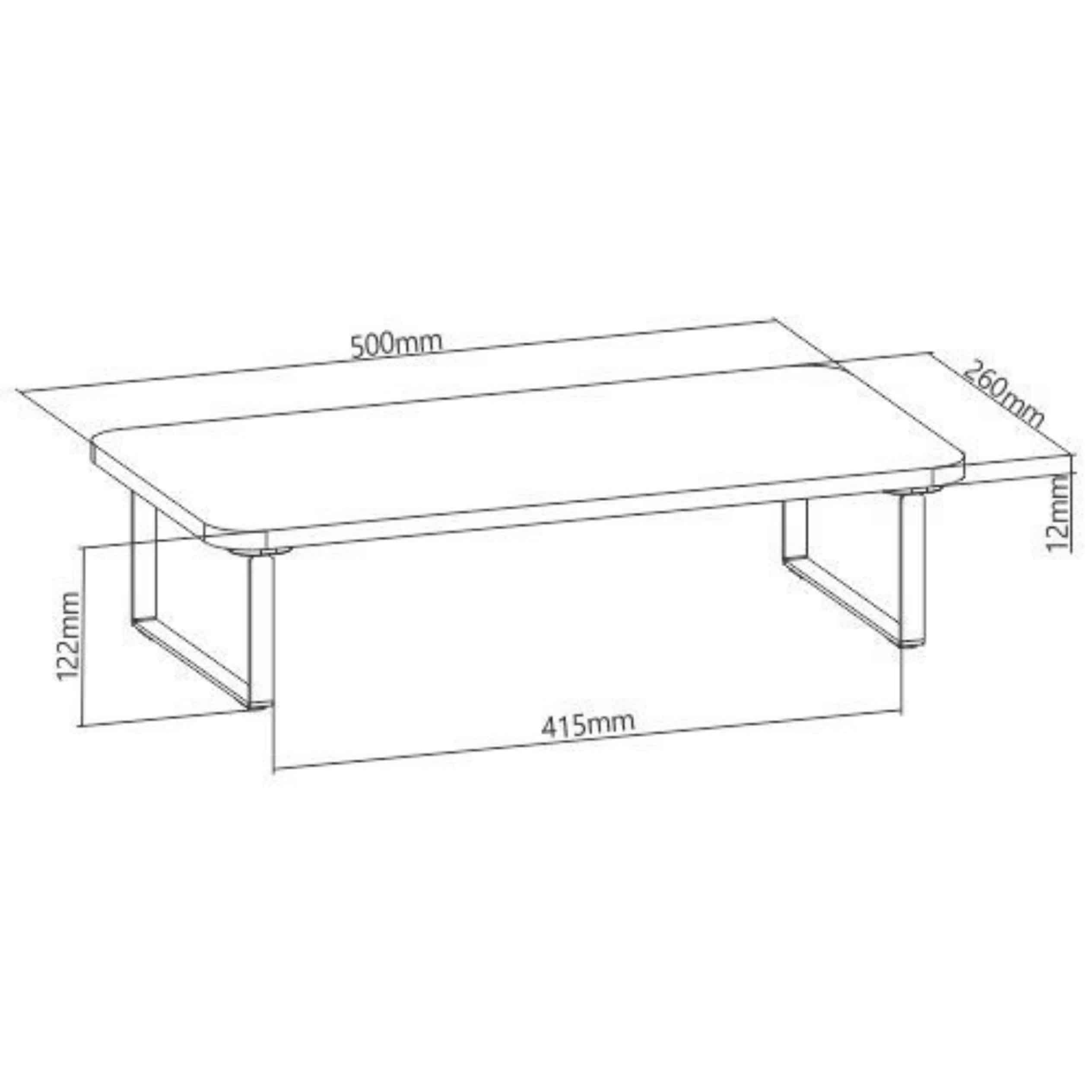 Soporte de escritorio Brateck elevador de monitor 13''-32''