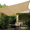 Toldo Vela Sombra viento/granizo Uv 2*2 Mts Cuadrado Beige