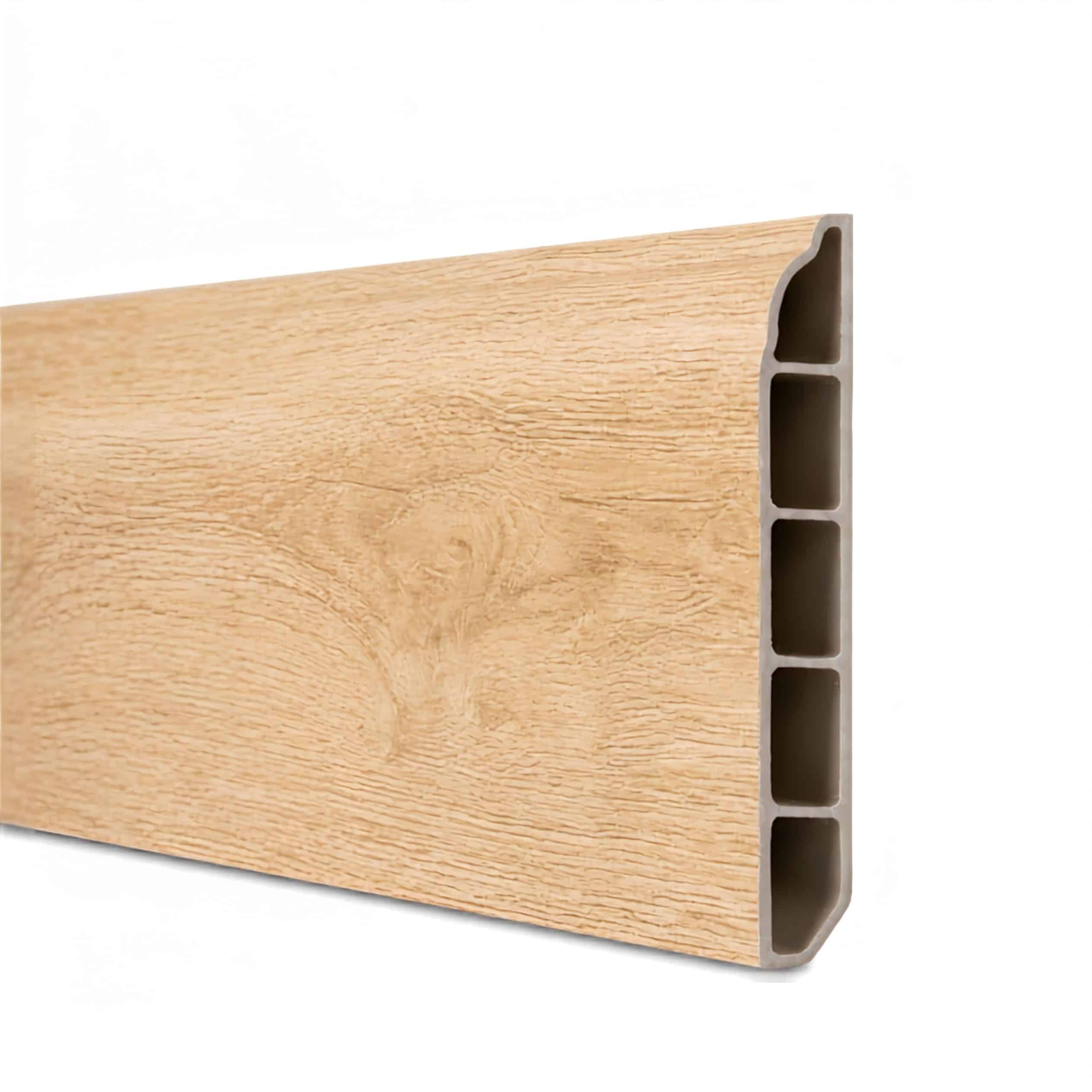 Zócalo SPC 05002 Símil Madera Natural 2,40 m Resistente