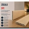 Zócalo SPC 05002 Símil Madera Natural 2,40 m Resistente