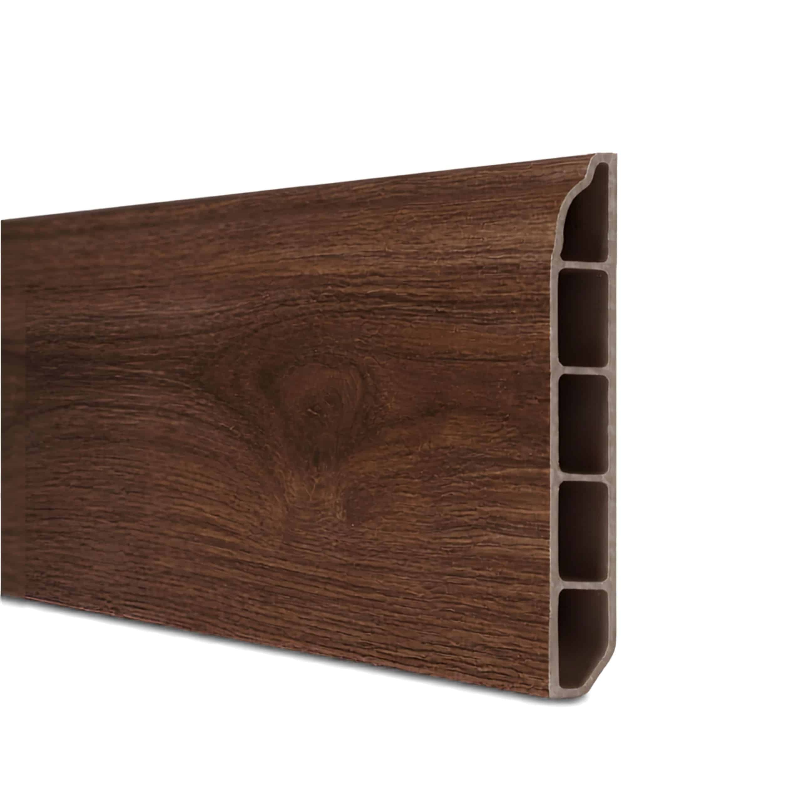 Zócalo SPC 05004 Símil Madera Nogal 2,40m Resistente al Agua